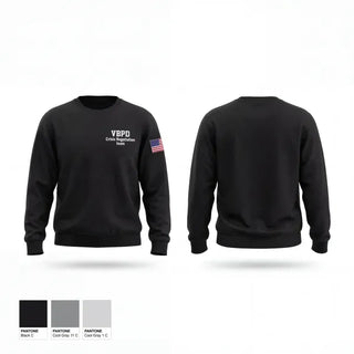 Crew Neck Sweatshirt, VBPD Crisis Negotiation team, Police, Teamtime, Team time, sublimation, custom sports apparel, team uniforms, spirit wear, spiritwear, sports uniforms, custom shirts, team store, custom team store, fundraiser sports, apparel fundraiser