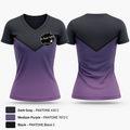 The Dance Factory 94692503 Women's Short Sleeve V-neck Shirt - 1