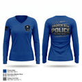 Broken bow police department Women's Long Sleeve V-neck Shirt - 1