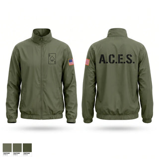 Windbreaker, A.C.E.S (Acushnet Crime & Evidence Squad, Police, Teamtime, Team time, sublimation, custom sports apparel, team uniforms, spirit wear, spiritwear, sports uniforms, custom shirts, team store, custom team store, fundraiser sports, apparel fundraiser