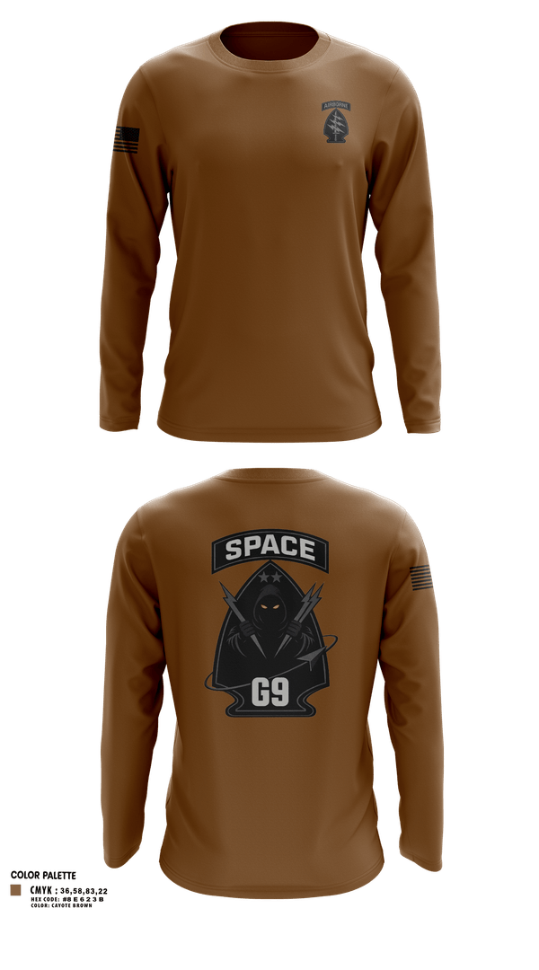Long Sleeve Performance Shirt, 1st Special Forces CMD, Army, Teamtime, Team time, sublimation, custom sports apparel, team uniforms, spirit wear, spiritwear, sports uniforms, custom shirts, team store, custom team store, fundraiser sports, apparel fundraiser