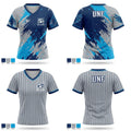 UNF Club Baseball Women's Short Sleeve V-neck Shirt - 1