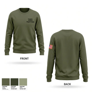Crew Neck Sweatshirt, Candor Police Department, Police, Teamtime, Team time, sublimation, custom sports apparel, team uniforms, spirit wear, spiritwear, sports uniforms, custom shirts, team store, custom team store, fundraiser sports, apparel fundraiser