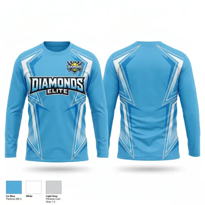 ETX Diamonds Elite 28765199 Long Sleeve Performance Shirt 1