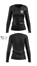 Shorewood Hills Police 2466554 Women's Long Sleeve V-neck Shirt - 90