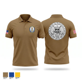 Short Sleeve Performance Polo, USS COMSTOCK, Navy, Teamtime, Team time, sublimation, custom sports apparel, team uniforms, spirit wear, spiritwear, sports uniforms, custom shirts, team store, custom team store, fundraiser sports, apparel fundraiser