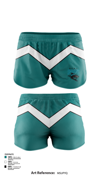 Womens Shorts, Rosemary Clarke Middle School Cheer, Cheer, Teamtime, Team time, sublimation, custom sports apparel, team uniforms, spirit wear, spiritwear, sports uniforms, custom shirts, team store, custom team store, fundraiser sports, apparel fundraiser