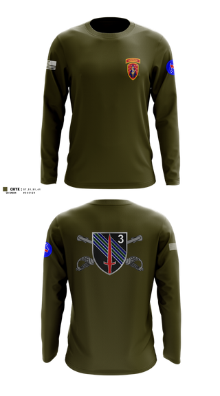 Long Sleeve Performance Shirt, 5th SFAB, Army, Teamtime, Team time, sublimation, custom sports apparel, team uniforms, spirit wear, spiritwear, sports uniforms, custom shirts, team store, custom team store, fundraiser sports, apparel fundraiser