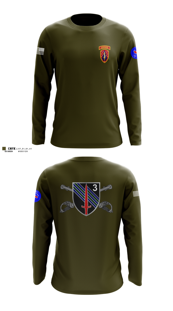 Long Sleeve Performance Shirt, 5th SFAB, Army, Teamtime, Team time, sublimation, custom sports apparel, team uniforms, spirit wear, spiritwear, sports uniforms, custom shirts, team store, custom team store, fundraiser sports, apparel fundraiser