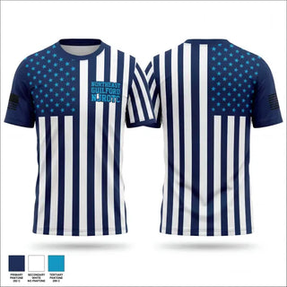 Short Sleeve Performance Shirt, Northeast Guilford NJROTC, Navy, Teamtime, Team time, sublimation, custom sports apparel, team uniforms, spirit wear, spiritwear, sports uniforms, custom shirts, team store, custom team store, fundraiser sports, apparel fundraiser