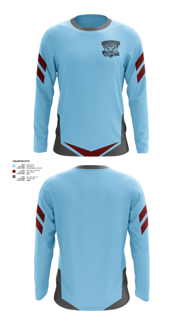 Long Sleeve Performance Shirt, Broadmoor High School Softball, Softball, Teamtime, Team time, sublimation, custom sports apparel, team uniforms, spirit wear, spiritwear, sports uniforms, custom shirts, team store, custom team store, fundraiser sports, apparel fundraiser