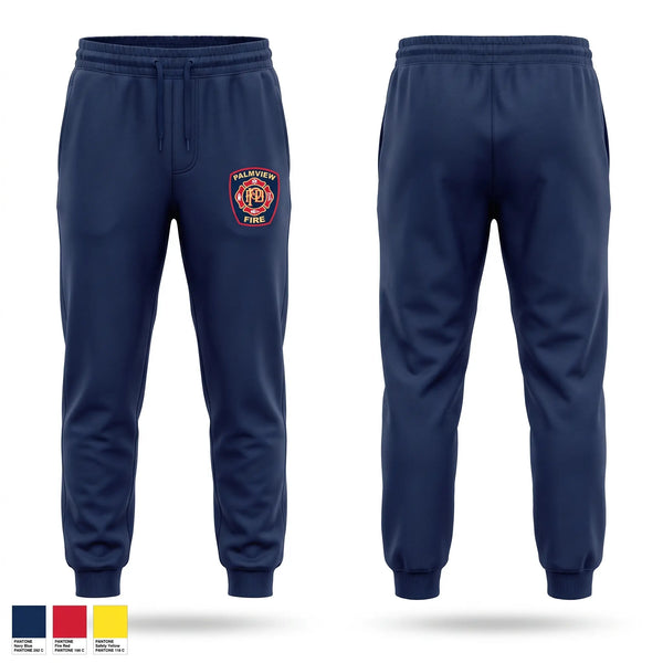 Sweatpants, Palmview, Fire Department, Teamtime, Team time, sublimation, custom sports apparel, team uniforms, spirit wear, spiritwear, sports uniforms, custom shirts, team store, custom team store, fundraiser sports, apparel fundraiser
