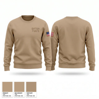 Crew Neck Sweatshirt, Gator fires, Army, Teamtime, Team time, sublimation, custom sports apparel, team uniforms, spirit wear, spiritwear, sports uniforms, custom shirts, team store, custom team store, fundraiser sports, apparel fundraiser