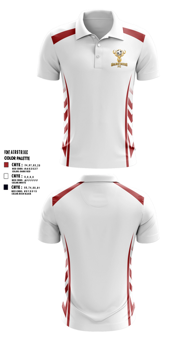 Golden Deers FC 49695783 Short Sleeve Performance Polo - 23