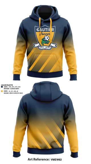 Hoodie, Gautier MS Boys Soccer, Men's Soccer, Teamtime, Team time, sublimation, custom sports apparel, team uniforms, spirit wear, spiritwear, sports uniforms, custom shirts, team store, custom team store, fundraiser sports, apparel fundraiser