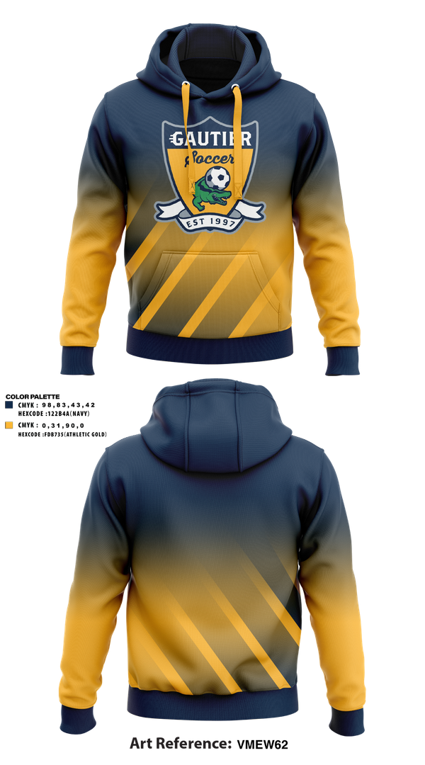 Hoodie, Gautier MS Boys Soccer, Men's Soccer, Teamtime, Team time, sublimation, custom sports apparel, team uniforms, spirit wear, spiritwear, sports uniforms, custom shirts, team store, custom team store, fundraiser sports, apparel fundraiser