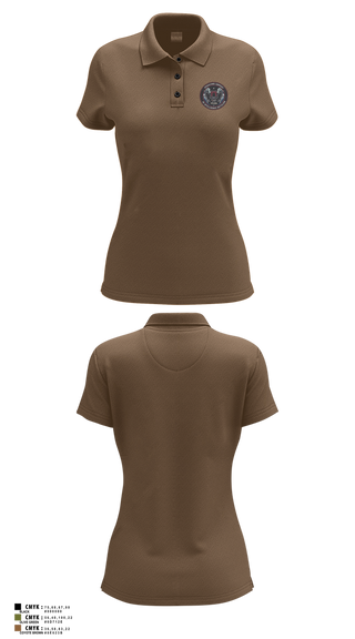 Womens Short Sleeve Performance Polo, Operations Company 3d Intelligence Battalion, , Teamtime, Team time, sublimation, custom sports apparel, team uniforms, spirit wear, spiritwear, sports uniforms, custom shirts, team store, custom team store, fundraiser sports, apparel fundraiser