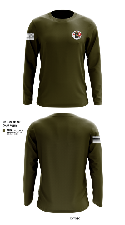 1-27 infantry 51490918 Long Sleeve Performance Shirt 251