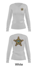 LOGAN COUNTY SHERIFFS OFFICE 83955792 Women's Long Sleeve V-neck Shirt - 11