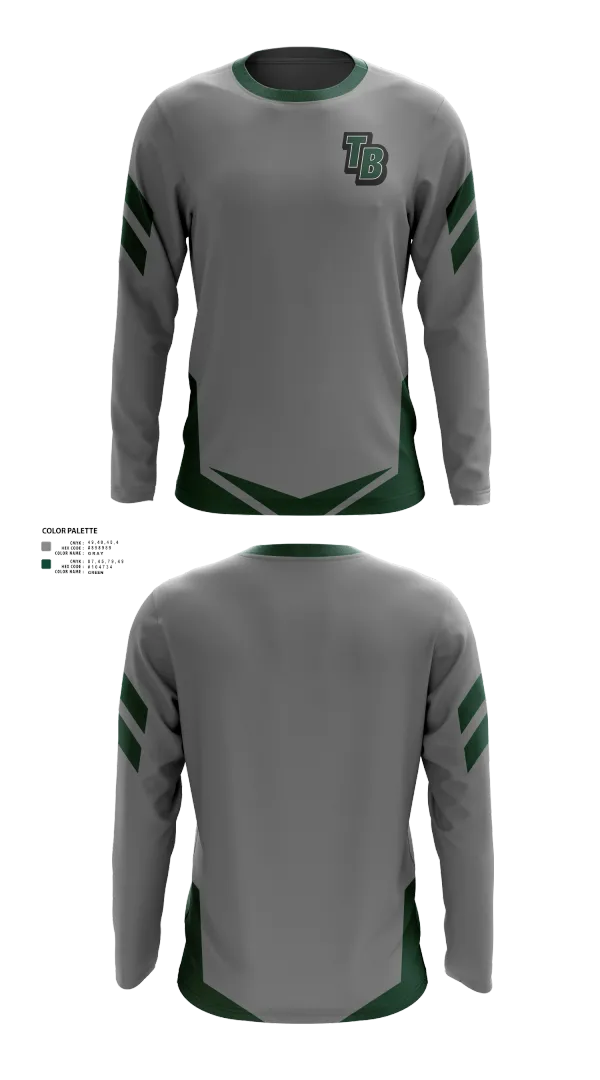 Long Sleeve Performance Shirt, Twelve Bridges Rhinos, Men's Volleyball, Teamtime, Team time, sublimation, custom sports apparel, team uniforms, spirit wear, spiritwear, sports uniforms, custom shirts, team store, custom team store, fundraiser sports, apparel fundraiser