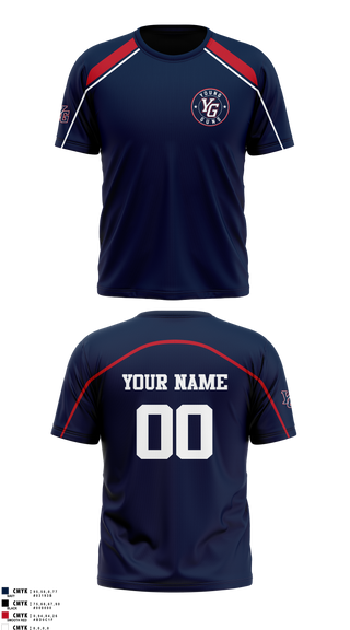 Short Sleeve Performance Shirt, YOUNG GUNS, Baseball, Teamtime, Team time, sublimation, custom sports apparel, team uniforms, spirit wear, spiritwear, sports uniforms, custom shirts, team store, custom team store, fundraiser sports, apparel fundraiser