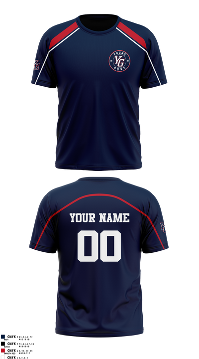 YOUNG GUNS Short Sleeve Performance Shirt - 1