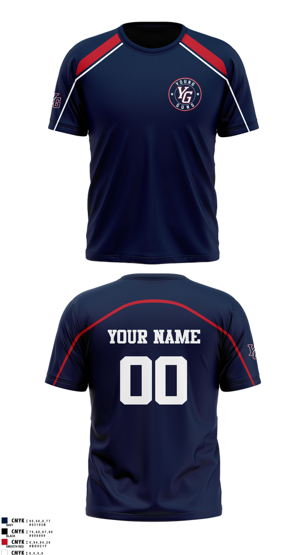 YOUNG GUNS Short Sleeve Performance Shirt - 1