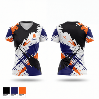Womens Short Sleeve Vneck Shirt, Cavalier Wrestling, Wrestling, Teamtime, Team time, sublimation, custom sports apparel, team uniforms, spirit wear, spiritwear, sports uniforms, custom shirts, team store, custom team store, fundraiser sports, apparel fundraiser
