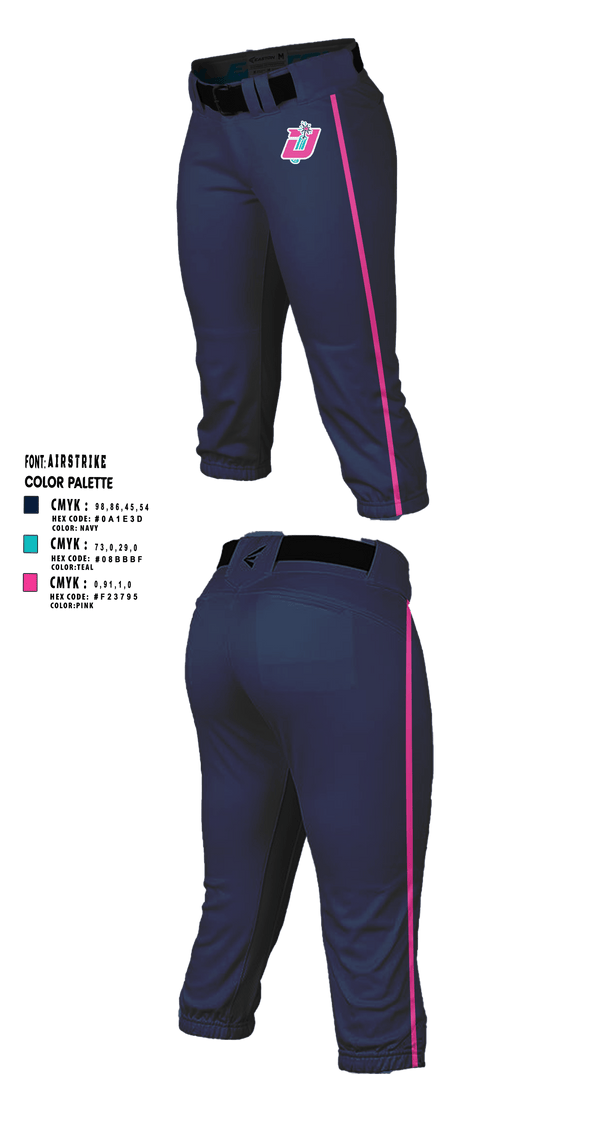 Softball Pants, Dynamite, Softball, Teamtime, Team time, sublimation, custom sports apparel, team uniforms, spirit wear, spiritwear, sports uniforms, custom shirts, team store, custom team store, fundraiser sports, apparel fundraiser