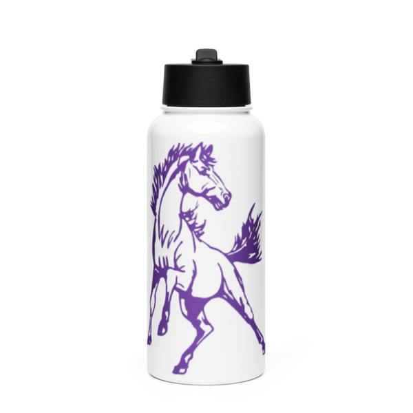 Belle Fourche Volleyball 78454655 Stainless Steel Water Bottle with a Straw Lid