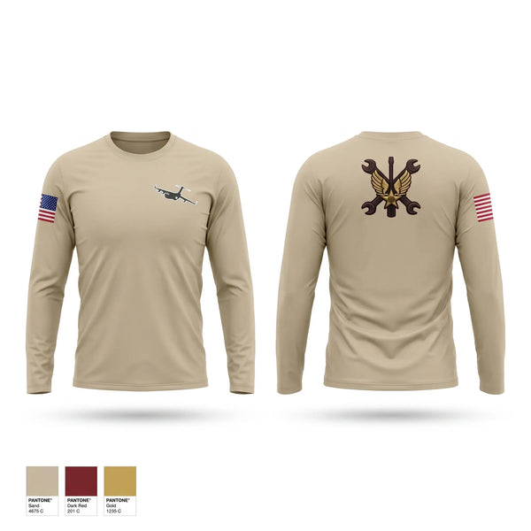 Long Sleeve Performance Shirt, 172nd AMXS, Air Force, Teamtime, Team time, sublimation, custom sports apparel, team uniforms, spirit wear, spiritwear, sports uniforms, custom shirts, team store, custom team store, fundraiser sports, apparel fundraiser