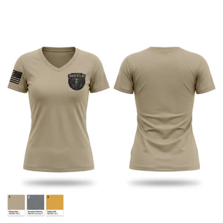 Womens Short Sleeve Vneck Shirt, A CO 297TH Pt, Army, Teamtime, Team time, sublimation, custom sports apparel, team uniforms, spirit wear, spiritwear, sports uniforms, custom shirts, team store, custom team store, fundraiser sports, apparel fundraiser