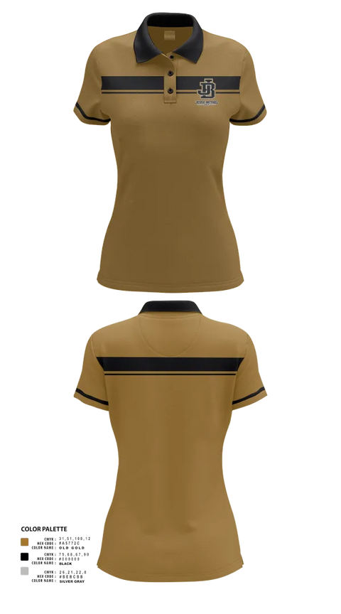 Womens Short Sleeve Performance Polo, Jesse Bethel High School, Golf, Teamtime, Team time, sublimation, custom sports apparel, team uniforms, spirit wear, spiritwear, sports uniforms, custom shirts, team store, custom team store, fundraiser sports, apparel fundraiser