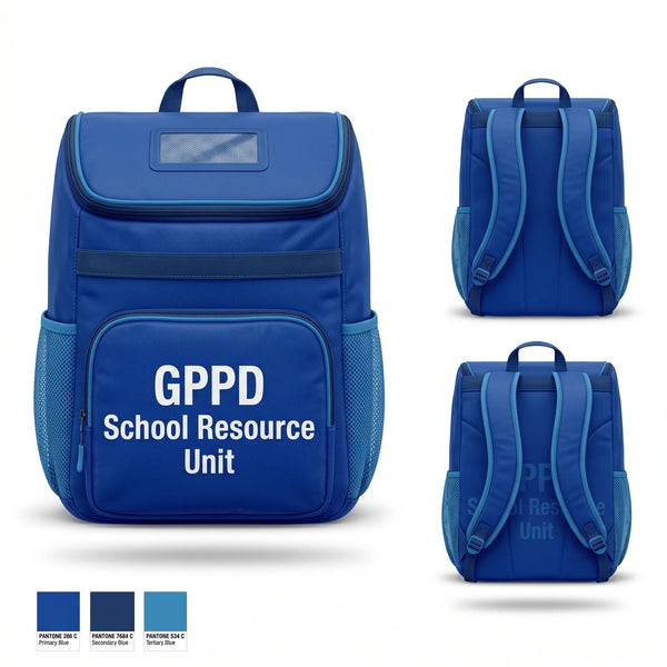 Gear Bag, GPPD School Resource Unit, Police, Teamtime, Team time, sublimation, custom sports apparel, team uniforms, spirit wear, spiritwear, sports uniforms, custom shirts, team store, custom team store, fundraiser sports, apparel fundraiser
