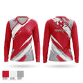 Monument Valley mustangs Women's Long Sleeve V-neck Shirt - 1