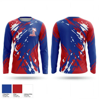 Long Sleeve Performance Shirt, Liberty Bell Baseball, Baseball, Teamtime, Team time, sublimation, custom sports apparel, team uniforms, spirit wear, spiritwear, sports uniforms, custom shirts, team store, custom team store, fundraiser sports, apparel fundraiser