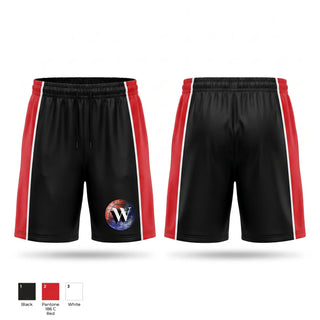 Athletic Shorts With Pockets, WW Icons, Women's Basketball, Teamtime, Team time, sublimation, custom sports apparel, team uniforms, spirit wear, spiritwear, sports uniforms, custom shirts, team store, custom team store, fundraiser sports, apparel fundraiser