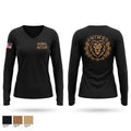 1/487 FA Women's Long Sleeve V-neck Shirt - 1
