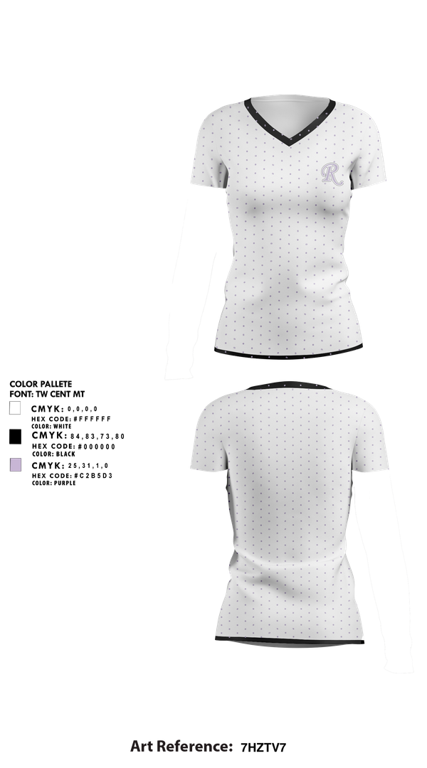 Womens Short Sleeve Vneck Shirt, Reynoldsburg Raiders, Golf, Teamtime, Team time, sublimation, custom sports apparel, team uniforms, spirit wear, spiritwear, sports uniforms, custom shirts, team store, custom team store, fundraiser sports, apparel fundraiser