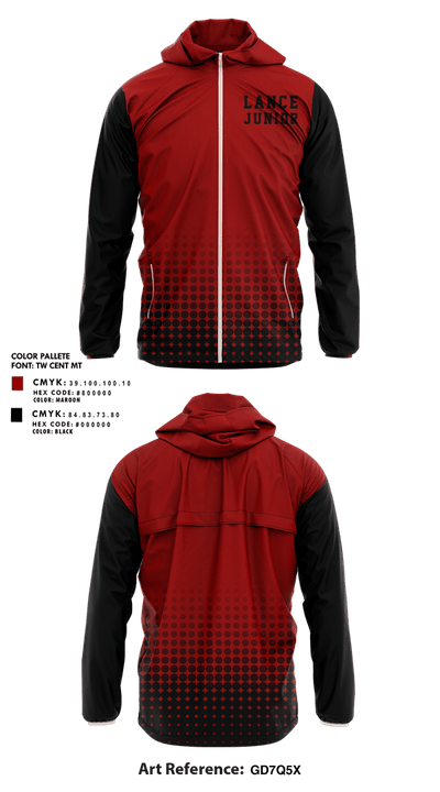 Lancer Junior Cheer 5021410 Windbreaker - 1