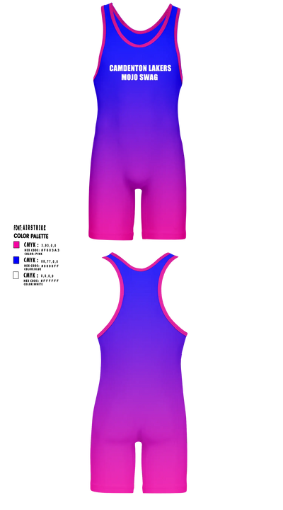 Camdenton LakersMojo Swag Wrestling Singlet - 6