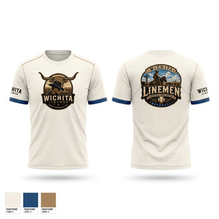 Short Sleeve Performance Shirt, Wichita Linemen, Baseball, Teamtime, Team time, sublimation, custom sports apparel, team uniforms, spirit wear, spiritwear, sports uniforms, custom shirts, team store, custom team store, fundraiser sports, apparel fundraiser