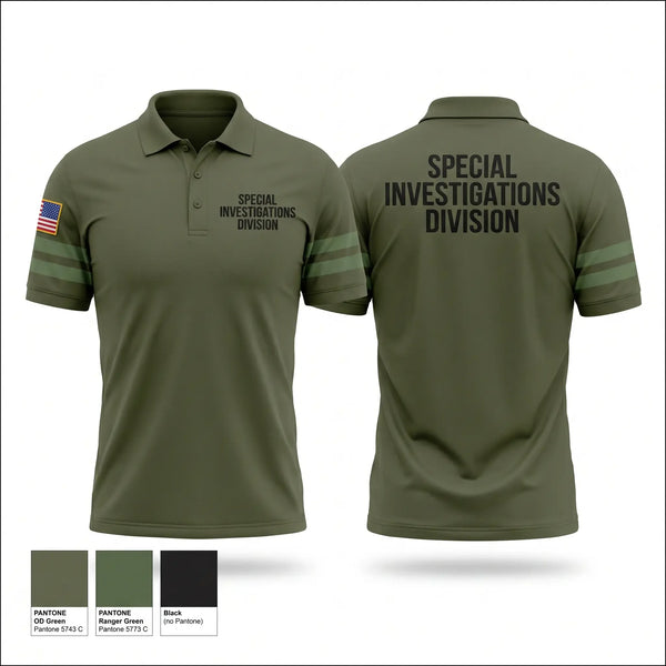 Short Sleeve Performance Polo, Special Investigations Division, Police, Teamtime, Team time, sublimation, custom sports apparel, team uniforms, spirit wear, spiritwear, sports uniforms, custom shirts, team store, custom team store, fundraiser sports, apparel fundraiser