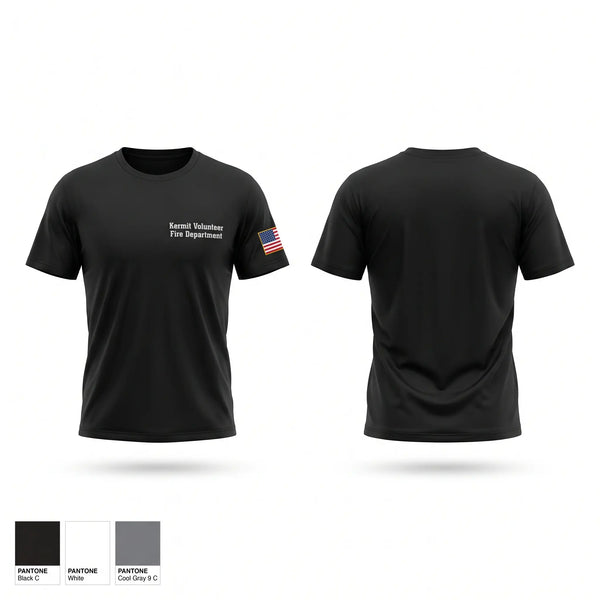 Short Sleeve Performance Shirt, Kermit volunteer Fire Department, Fire Department, Teamtime, Team time, sublimation, custom sports apparel, team uniforms, spirit wear, spiritwear, sports uniforms, custom shirts, team store, custom team store, fundraiser sports, apparel fundraiser