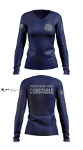 Pennsylvania State Constable 83070575 Women's Long Sleeve V-neck Shirt - 1