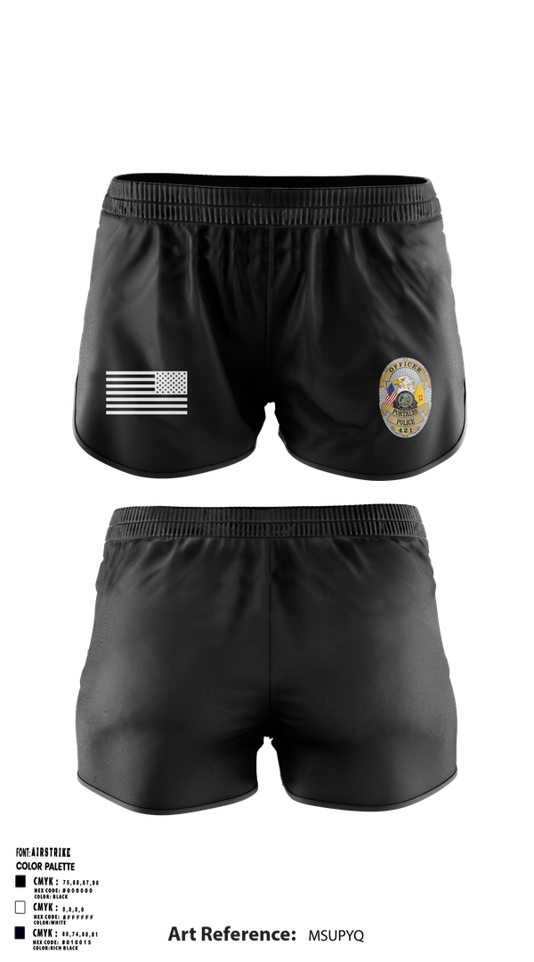 Ranger Panties, Portales Police Department, Police, Teamtime, Team time, sublimation, custom sports apparel, team uniforms, spirit wear, spiritwear, sports uniforms, custom shirts, team store, custom team store, fundraiser sports, apparel fundraiser