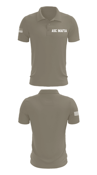 Short Sleeve Performance Polo, ASC Mafia, Army, Teamtime, Team time, sublimation, custom sports apparel, team uniforms, spirit wear, spiritwear, sports uniforms, custom shirts, team store, custom team store, fundraiser sports, apparel fundraiser