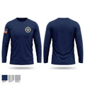 United States Marshals Posse 12478070 Long Sleeve Performance Shirt - 1