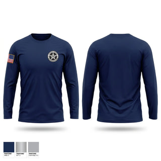 Long Sleeve Performance Shirt, United States Marshals Posse, Police, Teamtime, Team time, sublimation, custom sports apparel, team uniforms, spirit wear, spiritwear, sports uniforms, custom shirts, team store, custom team store, fundraiser sports, apparel fundraiser