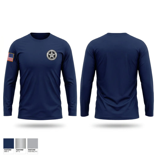 Long Sleeve Performance Shirt, United States Marshals Posse, Police, Teamtime, Team time, sublimation, custom sports apparel, team uniforms, spirit wear, spiritwear, sports uniforms, custom shirts, team store, custom team store, fundraiser sports, apparel fundraiser